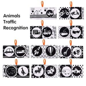 Black and White Baby Cloth Book